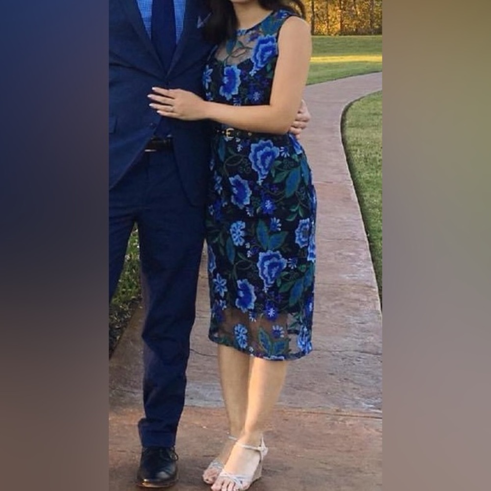 Calvin Klein floral dress size 2